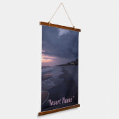 Seaside Twilight Hangend Wandkleed (Gebogen)