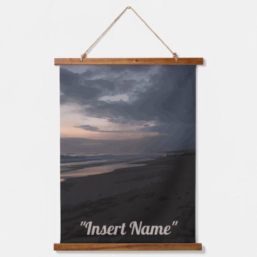 Seaside Twilight Hangend Wandkleed (Voorkant)