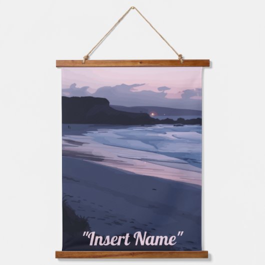 Seaside Twilight Hangend Wandkleed (Voorkant)