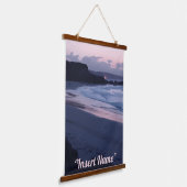 Seaside Twilight Hangend Wandkleed (Gebogen)