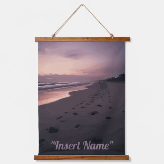 Seaside Twilight Hangend Wandkleed (Voorkant)