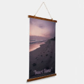 Seaside Twilight Hangend Wandkleed (Gebogen)