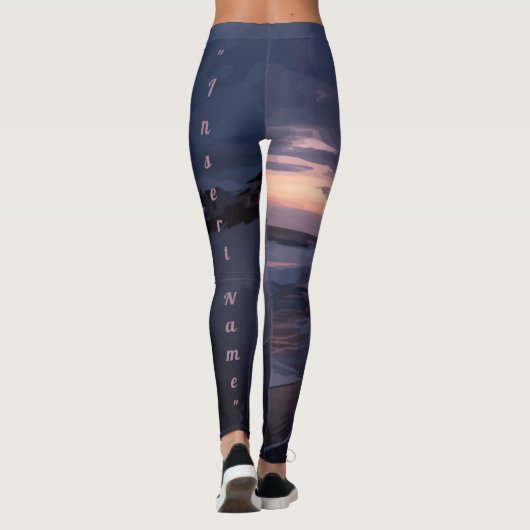 Seaside Twilight Leggings (Achterkant)