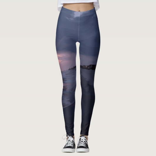 Seaside Twilight Leggings (Voorkant)