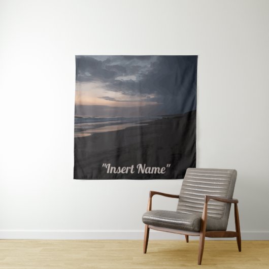 Seaside Twilight Wandkleed (In situ)