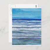 Seaside Uitzicht Ocean Art Briefkaart (Voorkant / Achterkant)