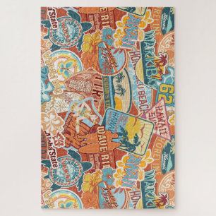 Seaside Vacation Waikiki Bay Hawaii Legpuzzel