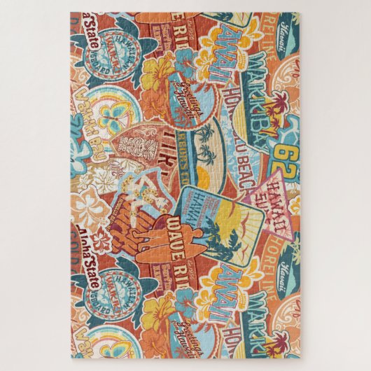 Seaside Vacation Waikiki Bay Hawaii Legpuzzel (Verticaal)