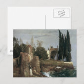 Seaside Villa, Arnold Bocklin 1878 Briefkaart (Voorkant / Achterkant)