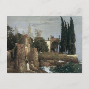 Seaside Villa, Arnold Bocklin 1878 Briefkaart