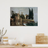 Seaside Villa, Arnold Bocklin 1878 Poster (Keuken)