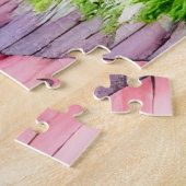 Seaside Village Sunset Watercolor Legpuzzel (Zijkant)