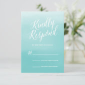 Seaside | Vragenkaart RSVP Kaartje (Staand voorkant)