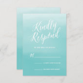 Seaside | Vragenkaart RSVP Kaartje (Voorkant / Achterkant)