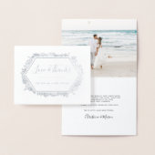 Seaside | Weddenfoto Hartelijk dank Folie Kaarten (Display)