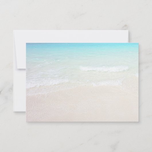 Seaside Weddenschap Reply Exact Guest Count Menu (Achterkant)