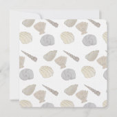 Seaside Wedding Coastal Kaart (Achterkant)