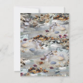 Seaside Wedding Feesten op het strand Aankondiging (Achterkant)