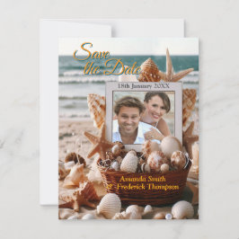 Seaside Wedding Feesten op het strand Aankondiging