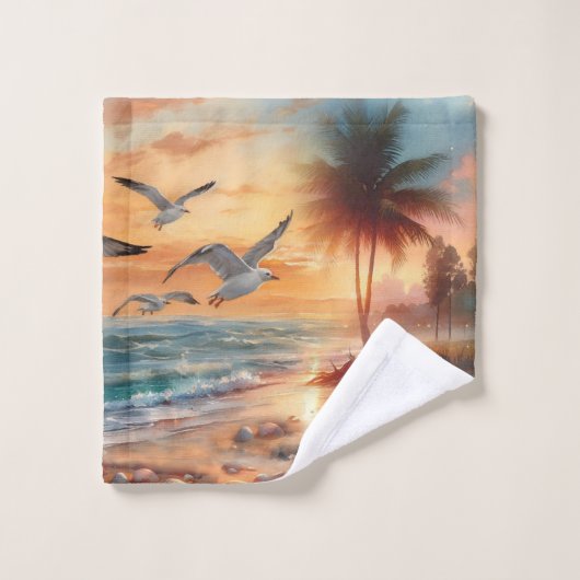 Seaside Wedding Feesten op het strand Bad Handdoek (Wasdoekje)