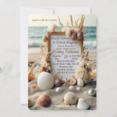 Seaside Wedding Feesten op het strand Kaart (Voorkant)