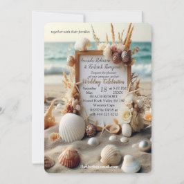 Seaside Wedding Feesten op het strand Kaart