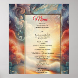 Seaside Wedding Feesten op het strand Poster