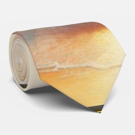 Seaside Wedding Feesten op het strand Stropdas (Opgerold)