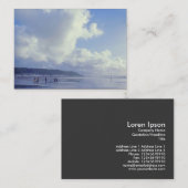 Seaside - Westward Ho, North Devon, Verenigd Konin Visitekaartje (Voorkant / Achterkant)