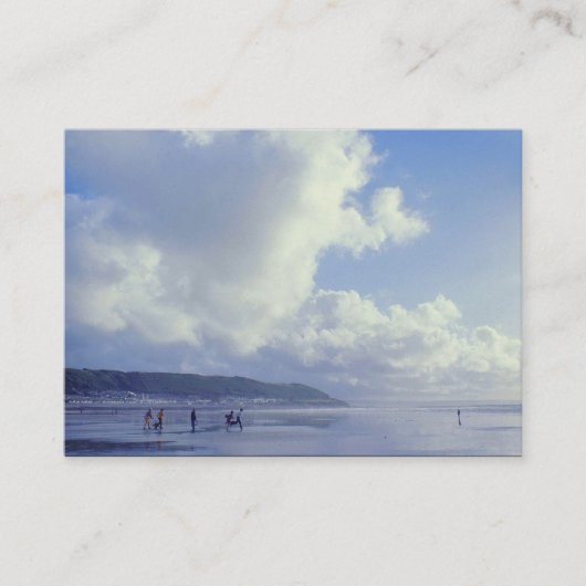 Seaside - Westward Ho, North Devon, Verenigd Konin Visitekaartje (Voorkant)