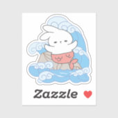 Seaside Whimsy Mer-Bunny Avontuur Sticker (Vel)