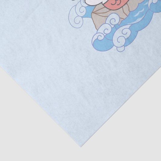 Seaside Whimsy Mer-Bunny Avontuur Tissuepapier (Detail)