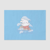 Seaside Whimsy Mer-Bunny Avontuur Tissuepapier (Voorkant)