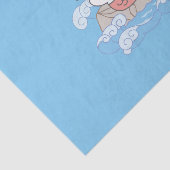 Seaside Whimsy Mer-Bunny Avontuur Tissuepapier (Detail)