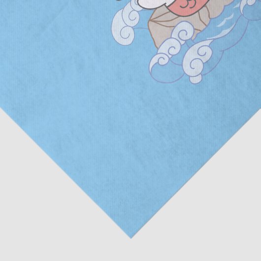 Seaside Whimsy Mer-Bunny Avontuur Tissuepapier (Detail)