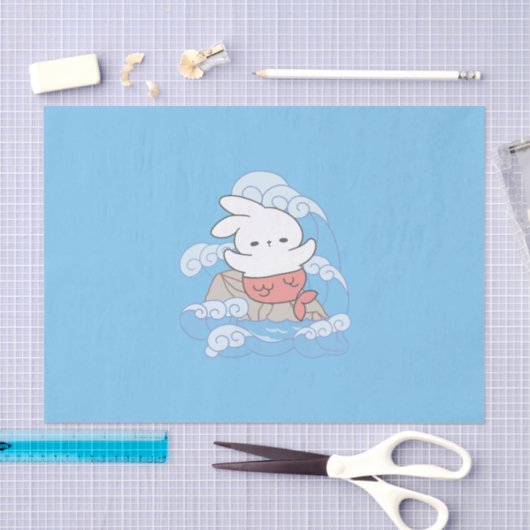 Seaside Whimsy Mer-Bunny Avontuur Tissuepapier (Craft)