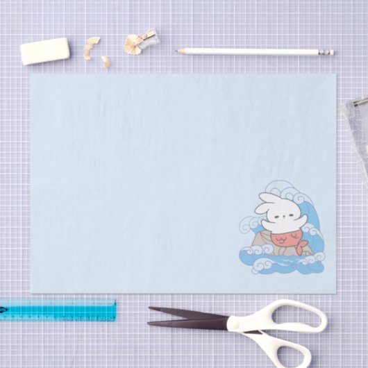 Seaside Whimsy Mer-Bunny Avontuur Tissuepapier (Craft)