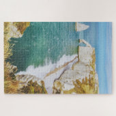 Seaside whit stone cliff legpuzzel (Horizontaal)