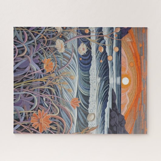 Seaside Wildflower Beach Legpuzzel (Horizontaal)