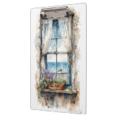 Seaside Window View Watercolor Coastal Scene Klembord (Links)