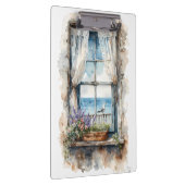 Seaside Window View Watercolor Coastal Scene Klembord (Rechts)