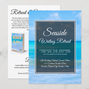 Seaside Writing Retreat Author Life Coach Business Kaart