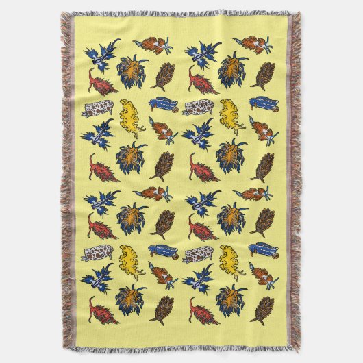 Seaslug Nudibranch Gooi Deken (Voorkant Verticaal)