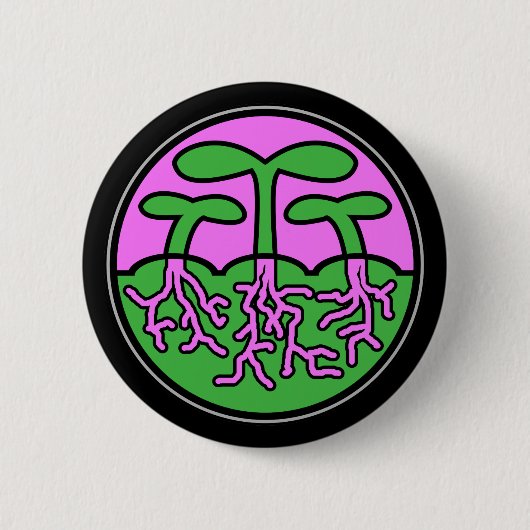 Season Medallion: lente Ronde Button 5,7 Cm (Voorkant)