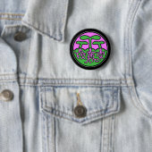 Season Medallion: lente Ronde Button 5,7 Cm (In situ)