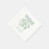 Season of Joy Holiday Napkins Personalized Servet (Hoek)
