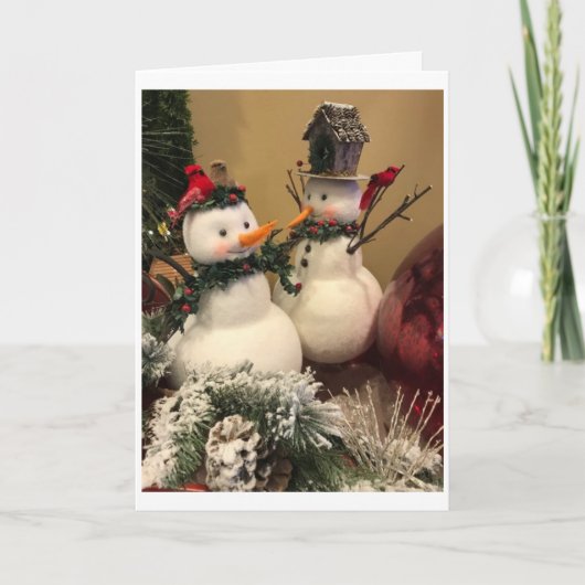 ***SEASON OM JOLLY** TE ZIJN EN U TE DENKEN FEESTDAGEN KAART (Voorkant)