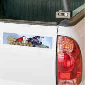 SEASON ' S FRUITS 1 - GRAPES EN PEARS BUMPERSTICKER (Op Truck)