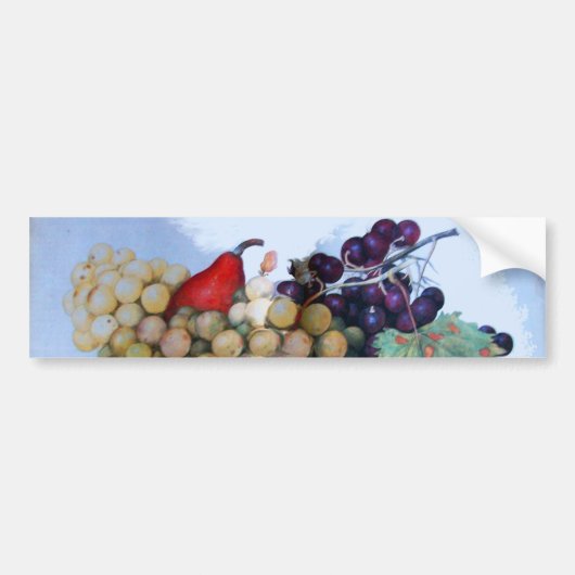 SEASON ' S FRUITS 1 - GRAPES EN PEARS BUMPERSTICKER (Voorkant)