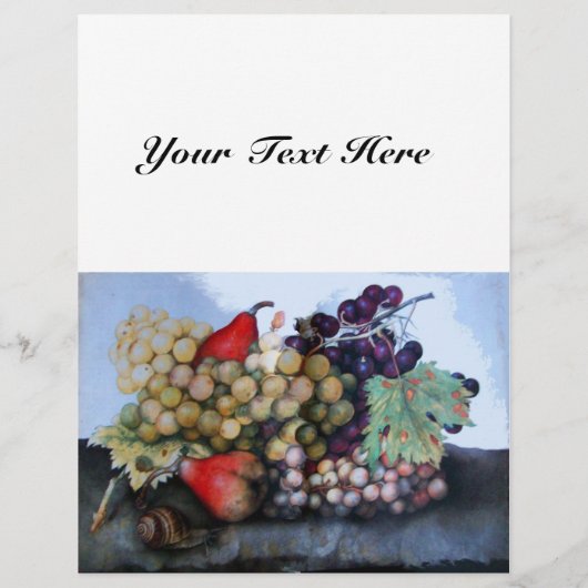 SEASON ' S FRUITS 1 - GRAPES EN PEARS FLYER (Achterkant)